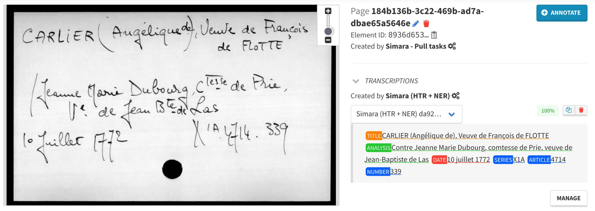 InformaInformation Extraction in Handwritten Documents TEKLIA